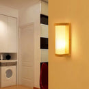 GobekUsa Japanese Cylinder Wall Sconce Lamp - White Glass Bedside Lighting