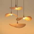 GobekUsa Bamboo Chandelier: Japanese Tatami Teahouse Hanging Lamp for Living Room and Bedroom