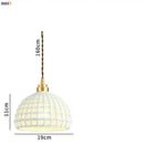 GobekUsa Ceramic LED Pendant Lights: Japanese Style, Copper Nordic Modern Design