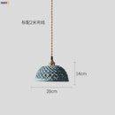GobekUsa Ceramic LED Pendant Lights: Japanese Style, Copper Nordic Modern Design