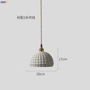 GobekUsa Ceramic LED Pendant Lights: Japanese Style, Copper Nordic Modern Design