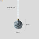 GobekUsa Ceramic LED Pendant Lights: Japanese Style, Copper Nordic Modern Design