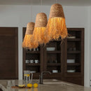 GobekUsa Handmade Rattan Pendant Light for Living Room, Bedroom - Japanese Style