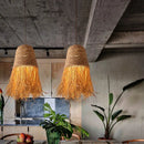 GobekUsa Handmade Rattan Pendant Light for Living Room, Bedroom - Japanese Style