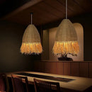 GobekUsa Handmade Rattan Pendant Light for Living Room, Bedroom - Japanese Style