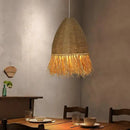 GobekUsa Handmade Rattan Pendant Light for Living Room, Bedroom - Japanese Style