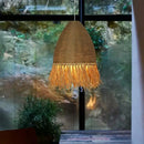 GobekUsa Handmade Rattan Pendant Light for Living Room, Bedroom - Japanese Style