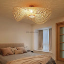 GobekUsa Bamboo Pendant Chandelier for Dining Room | Japanese Style Ceiling Lamp