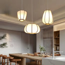 GobekUsa Bamboo Pendant Lamp: Japanese Zen Tea Room Hanging Light for Home Decor