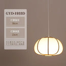 GobekUsa Bamboo Pendant Lamp: Japanese Zen Tea Room Hanging Light for Home Decor