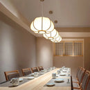 GobekUsa Bamboo Pendant Lamp: Japanese Zen Tea Room Hanging Light for Home Decor