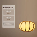 GobekUsa Bamboo Pendant Lamp: Japanese Zen Tea Room Hanging Light for Home Decor