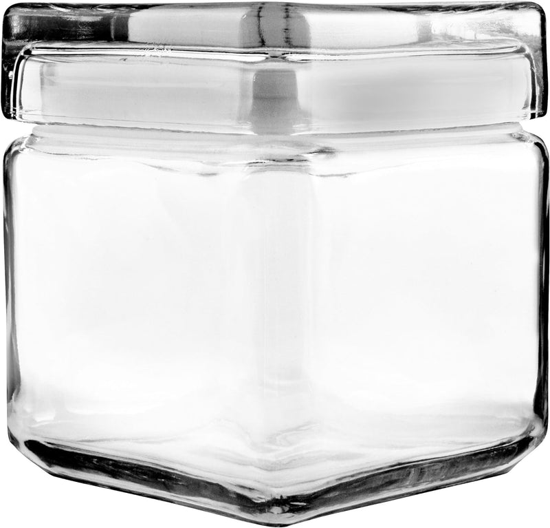 800ml Glass Container 1-Quart Jars with Glass Lids