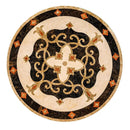 Jasmine Multi Finish Round Marble Medallions 36x36