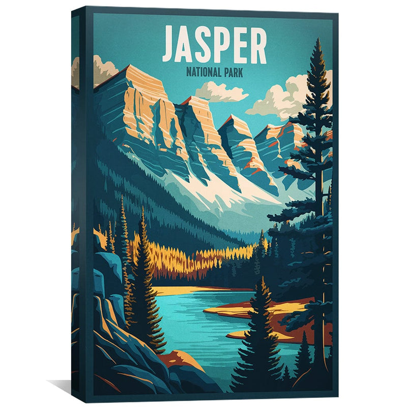 Jasper National Park Canvas