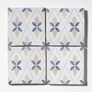Jaunty Leaves Matte Glazed Terracotta Tiles 6x6