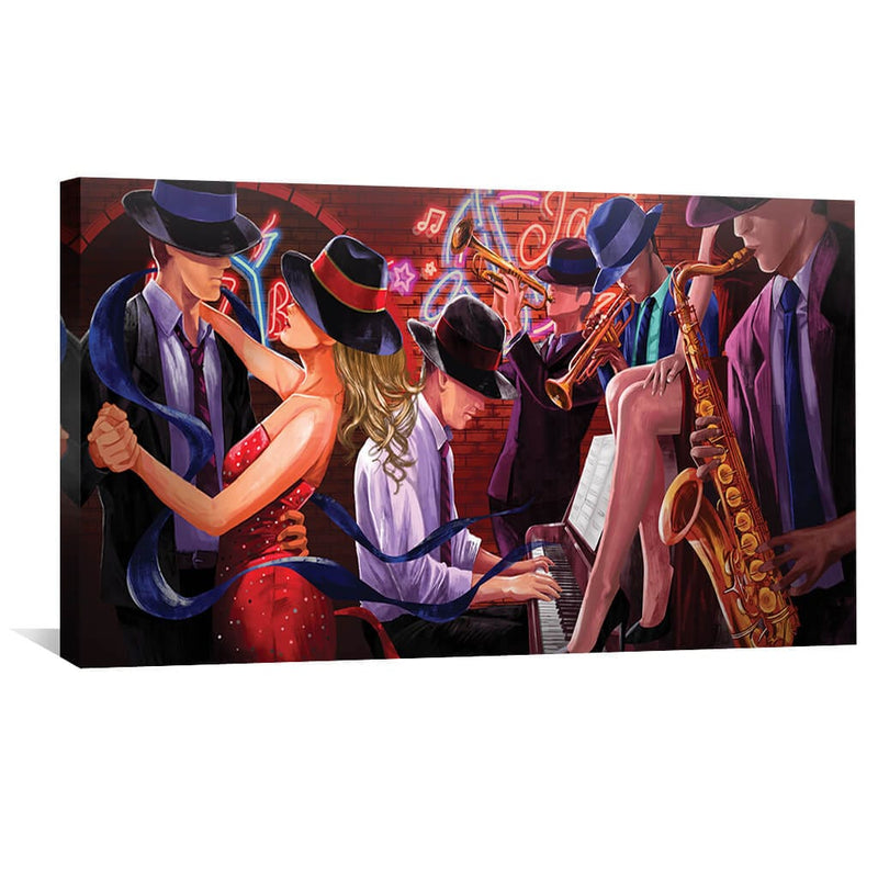 Jazz Nights Canvas