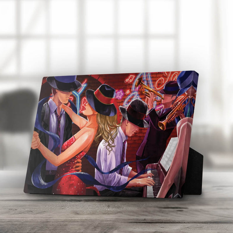 Jazz Nights Desktop Canvas