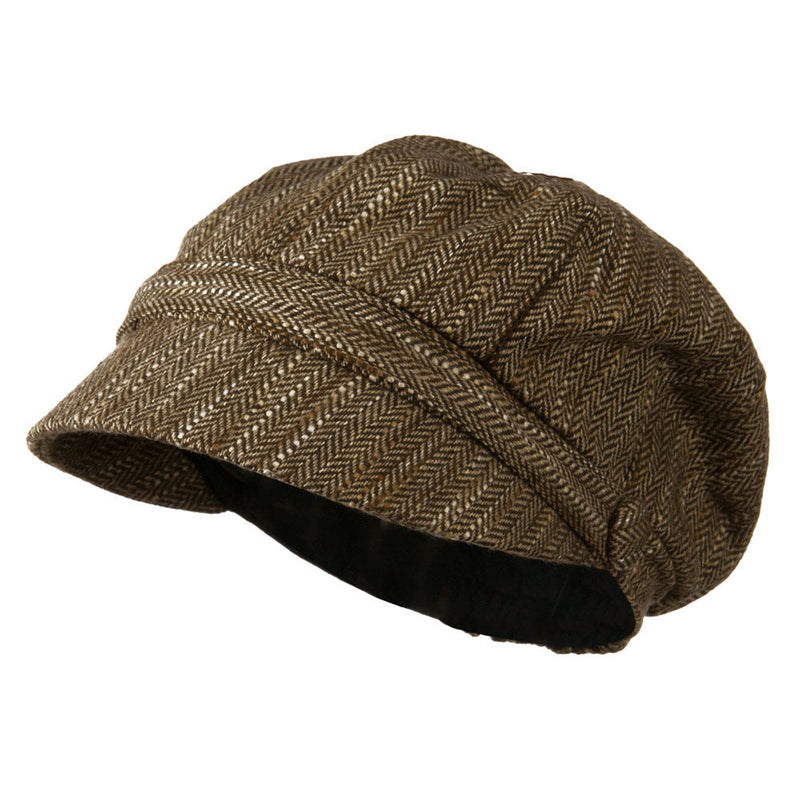 Jimi-Wool  Blend Cabbie With Button Band Detail