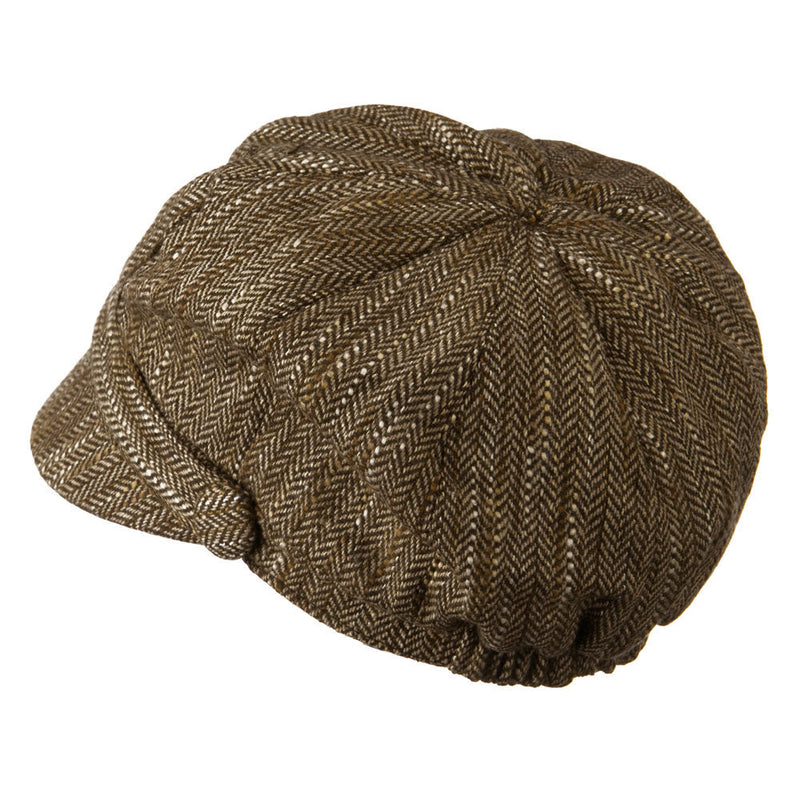 Jimi-Wool  Blend Cabbie With Button Band Detail