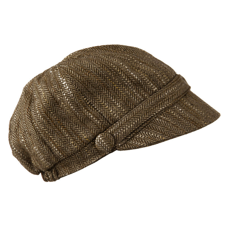 Jimi-Wool  Blend Cabbie With Button Band Detail