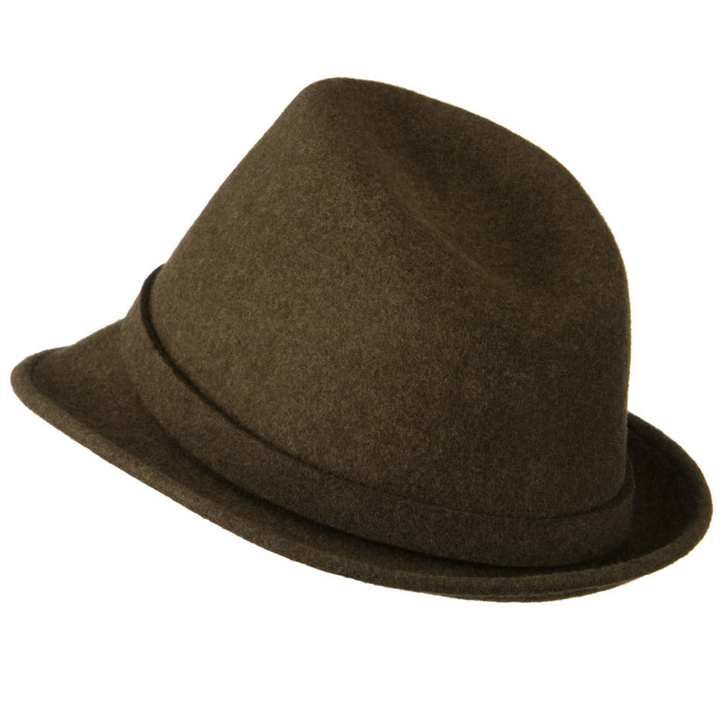 Women's Jewel Button Fedora Hat