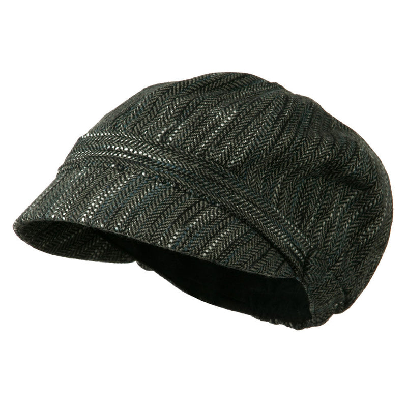 Jimi-Wool  Blend Cabbie With Button Band Detail