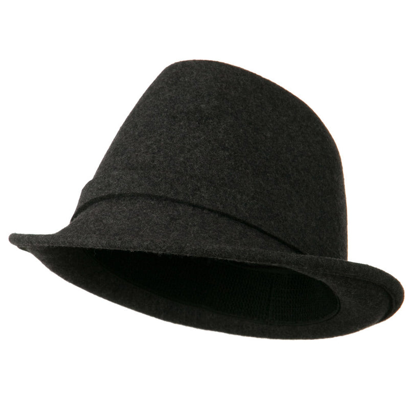 Women's Jewel Button Fedora Hat