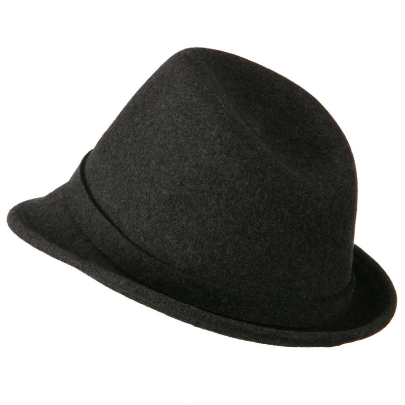 Women's Jewel Button Fedora Hat
