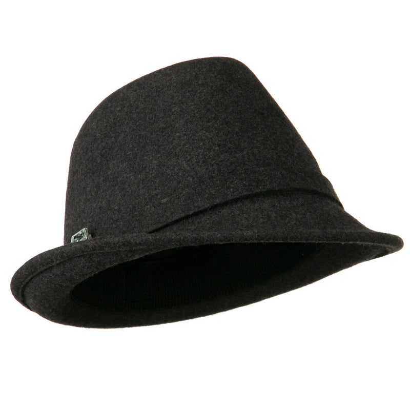 Women's Jewel Button Fedora Hat