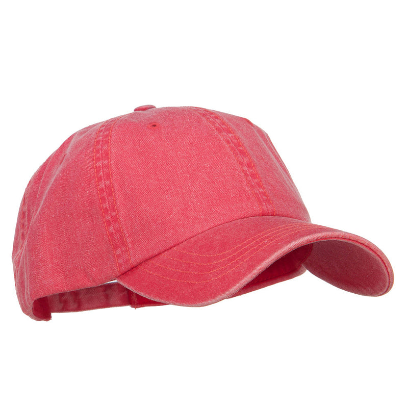 Big Size Washed Pigment Dyed Cap