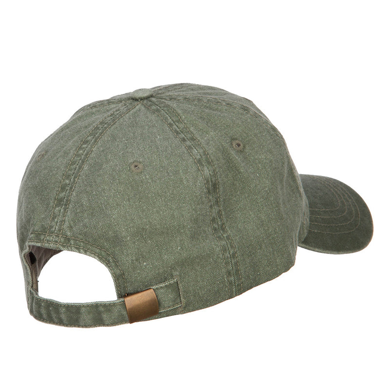 Big Size Washed Pigment Dyed Cap