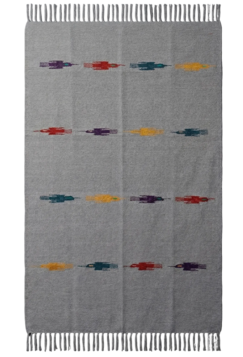 Heather Grey Baja Thunderbird Blanket, photo 4 of 9
