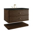 James Martin Allamari 36" Floating Single Bathroom Vanity, Sable