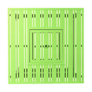 Aluminum 32-in Square Propane Fire Table with Beads, Covers and Lid