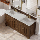 James Martin Brookfield 72" Double Bathroom Vanity, Honey Oak
