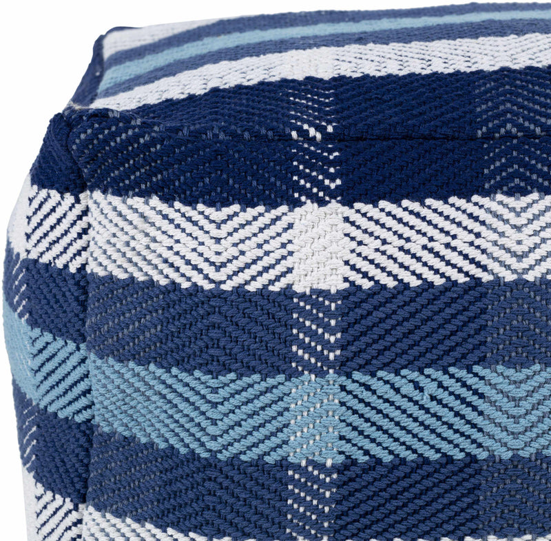 Rohrenbach Dark Blue Pouf