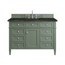 James Martin Brittany 48" Single Bathroom Vanity, Smokey Celadon
