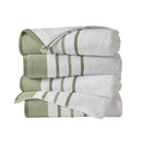 Decorative Cotton Stripe Bath Towel Set - Noelle Collection by Great Bay Home