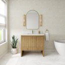 James Martin Hudson 36" Single Bathroom Vanity, Light Natural Oak