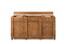 James Martin Bristol 60" Single Bathroom Vanity, Saddle Brown