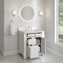 James Martin Bristol 30" Single Bathroom Vanity, Bright White