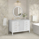 James Martin Myrrin 48" Single Bathroom Vanity, Bright White