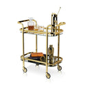 Antique Gold Bar Cart by Viski