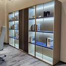 Jenkins · Office Shelves w/ Lighting & Closet