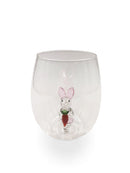 3D Easter Bunny Stemless Wine Glasses