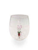 3D Easter Bunny Stemless Wine Glasses
