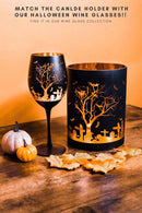 Halloween Candle Holder by Jersey Art Glass