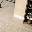 Jerusalem Honed Basket Weave Limestone Mosaics 12x12