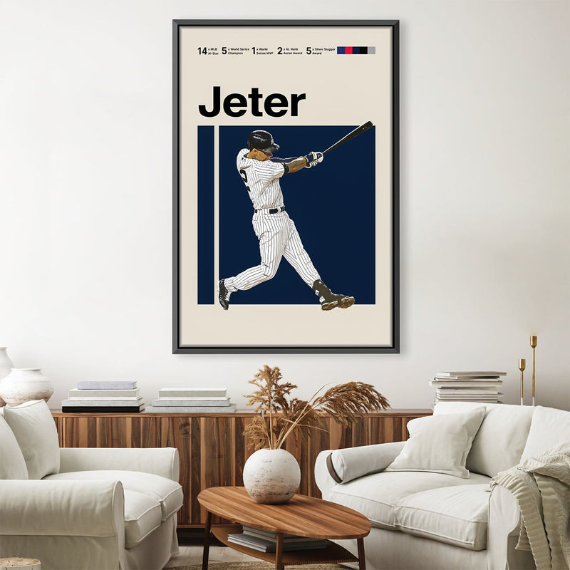 Jeter Stats Canvas